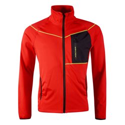 Męska bluza narciarska Fischer Samnau- fiery red