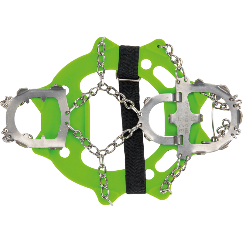 RACZKI CT ICE TRACTION ANTI-SLIP CRAMPONS GREEN M