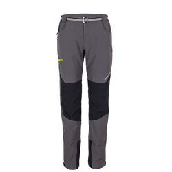 Spodnie trekkingowe męskie Milo TACUL- grey/black - yellow zips