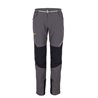 Spodnie trekkingowe męskie Milo TACUL- grey/black - yellow zips