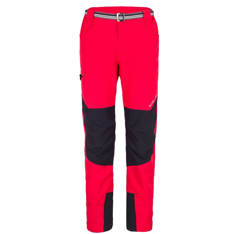 Spodnie trekkingowe męskie  Milo TACUL- tomato red/black