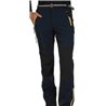 Spodnie trekkingowe męskie Milo ATERO- blue night/dark grey yellow zip