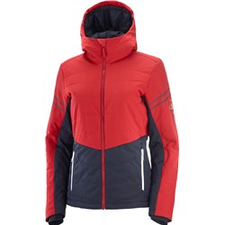 Kurtka narciarska damska Salomon EDGE  red chili