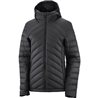 Salomon kurtka puchowa damska TRANSITION DOWN HOODIE black