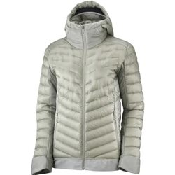 Salomon kurtka puchowa damska TRANSITION DOWN HOODIE black