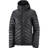 Salomon kurtka puchowa damska TRANSITION DOWN HOODIE black