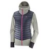 kurtka damska SALOMON HALOES DOWN HYBRID hoodie - shadow