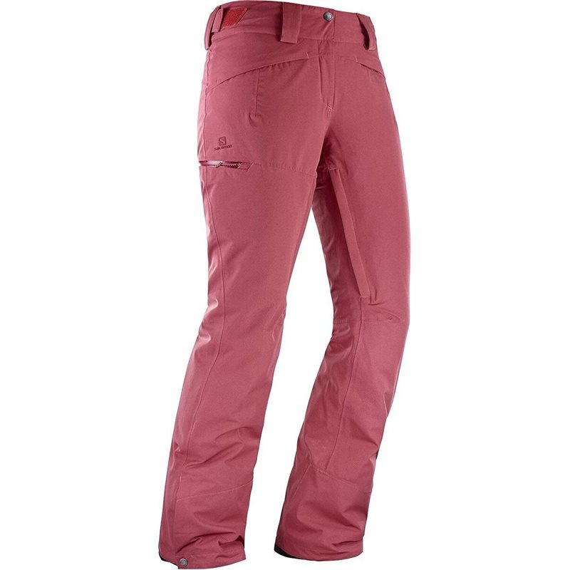Salomon spodnie narciarskie QST SNOW garnet rose