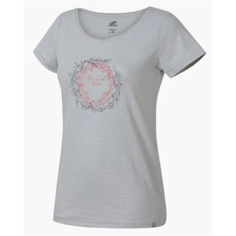 Hannah t-shirt women Karmela - glacier grey