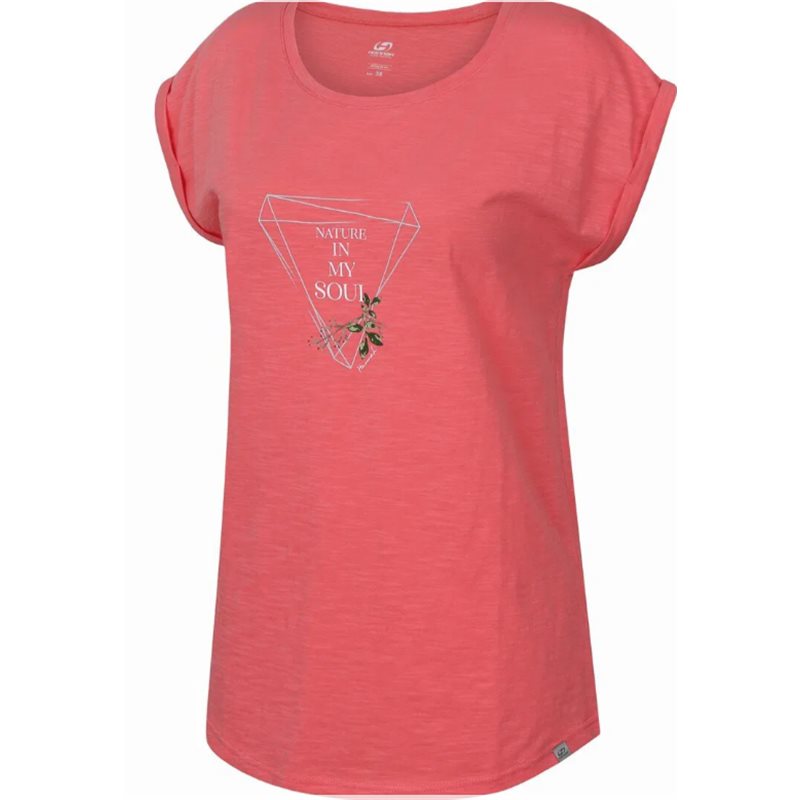 Hannah t-shirt damski Abble- salmon rose