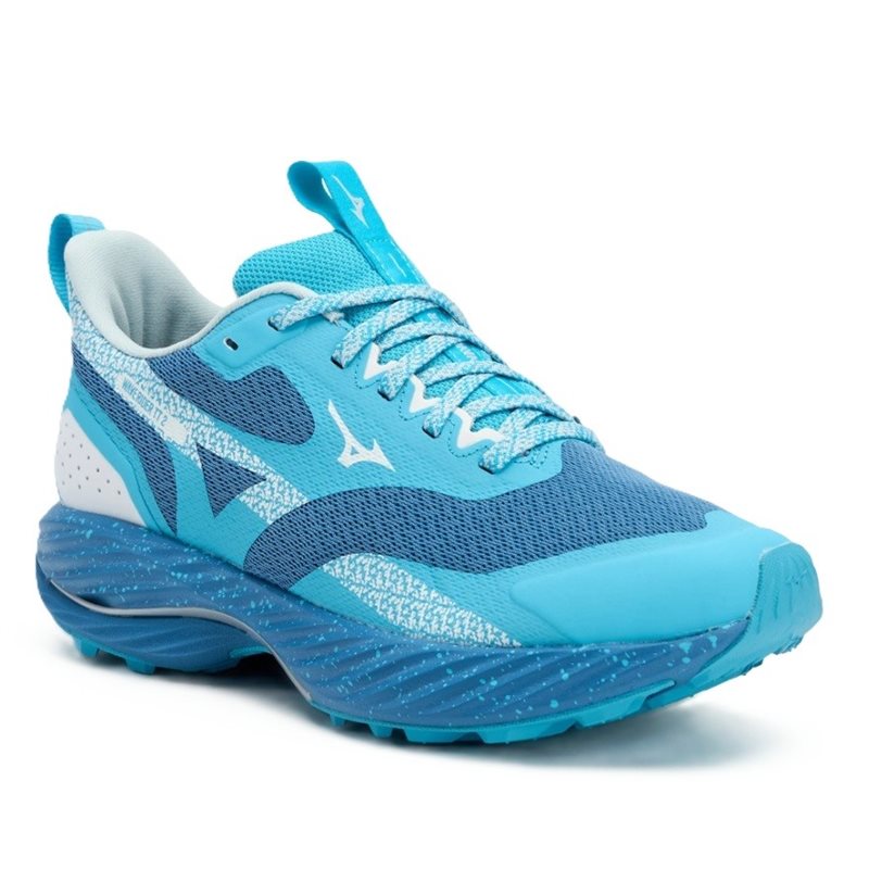 Buty do biegania damskie Mizuno Wave Rider TT 2 - J1GD243221- parisian blue/plein air/river blue