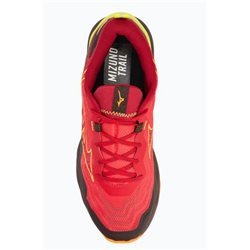 buty do biegania męskie Mizuno Wave Daichi 9 - J1GJ257103- high risk red/evening primrose/bright marigold