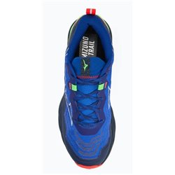 buty do biegania męskie Mizuno Wave Daichi 9 - J1GJ257102- breflex blue c/white/green geck