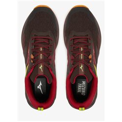 buty biegowe męskie Mizuno Wave Ibuki 5- J1GJ257303- rum raisin/rythmic red/eve primro