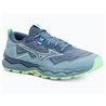 buty do biegania męskie Mizuno Wave Daichi 9 - J1GJ257101-Vintage Indigo/ NeoMint/Citade