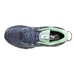 buty do biegania męskie Mizuno Wave Mujin 10 - J1GJ247061- vintage indigo/neo mint/india ink