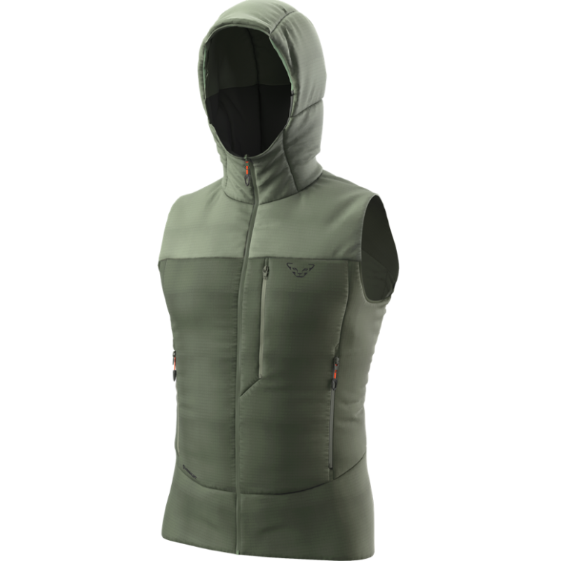 Lekka i bardzo ciepła Dynafit Radical Primaloft Hooded Vest/ Chili Sport
