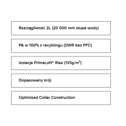 Atomic Snowcloud Primaloft Jacket – damska kurtka narciarska 20 000 mm/ Chili Sport