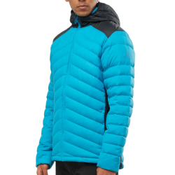 Kurtka puchowa męska Salomon SNTIAL XWARM Down HDY - barrier reef/LC1611600