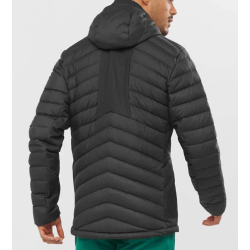 Kurtka puchowa męska Salomon SNTIAL XWARM Down HDY - black/ LC1611200