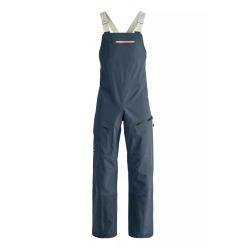 damskie spodnie Ortovox Ravine 3L BIB pants - dark arctic grey