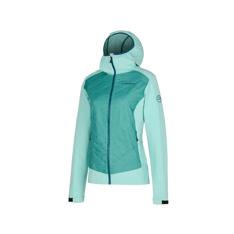bluza damska La Sportiva Kap Hybrid Hoody W- lagoon/ iceberg