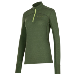 bluza damska La Sportiva Swift Long Sleeve - forest/ green banana