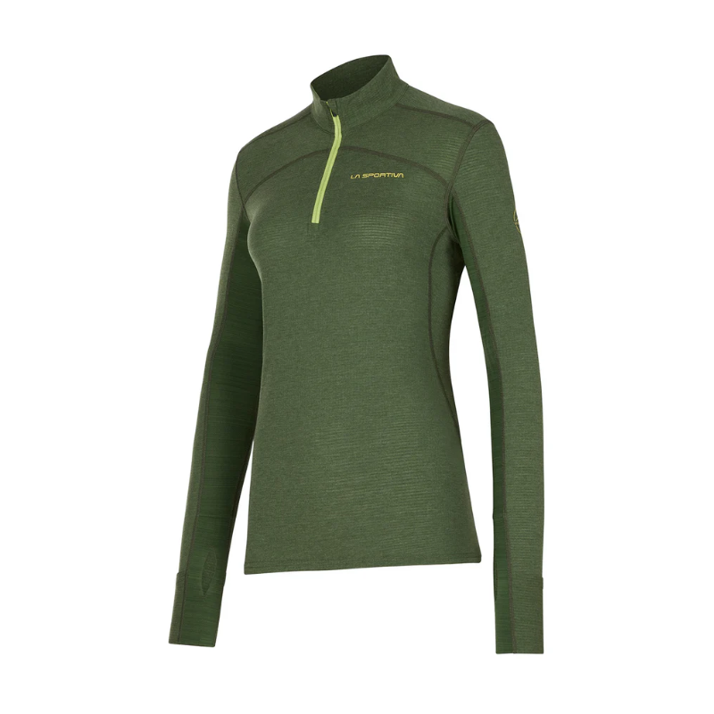 bluza damska La Sportiva Swift Long Sleeve - forest/ green banana
