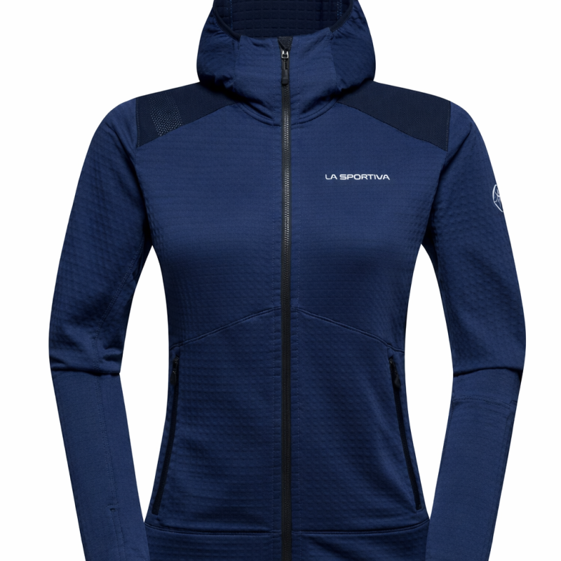 bluza damska La Sportiva Lucendro Thermal Hoody- night sky/chalk