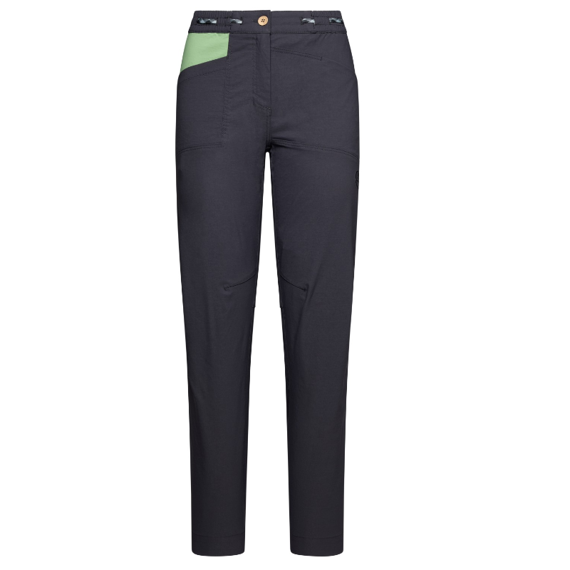 spodnie wspinaczkowe damskie La Sportiva Mantra - onyx/aspen green