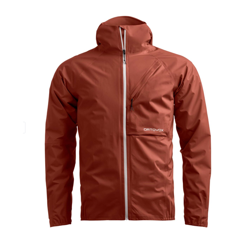 kurtka męska Ortovox Piz Selva 2.5L Jacket - clay orange