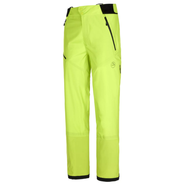 spodnie męskie La Sportiva Crossridge Evo shell pant m- lime punch/ black
