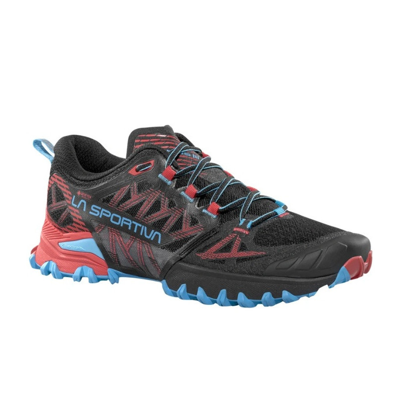 buty biegowe damskie La Sportiva Bushido III Wmn GTX - black/ hibiscus- 56Y999402