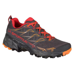 buty biegowe damskie La Sportiva Akyra- carbon/cherry- 36E900315