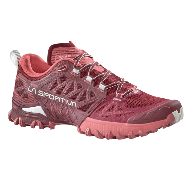 buty biegowe damskie La Sportiva Bushido III Wmn GTX - redwood/rosebay- 56YR25P13
