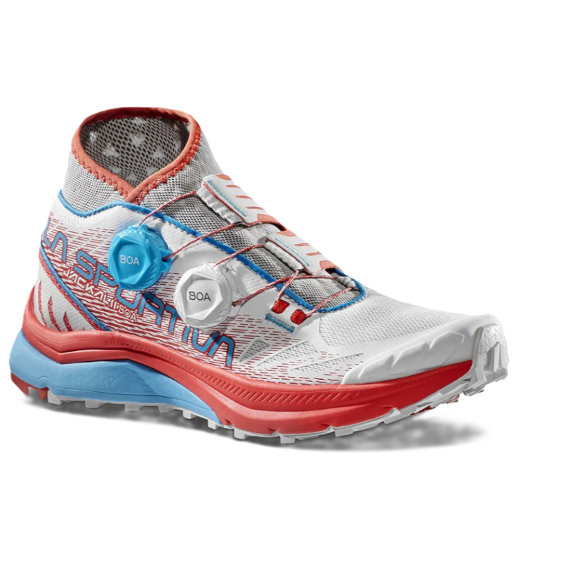 buty biegowe damskie La Sportiva Jackal II Boa- white/hibiscus- 56I000402