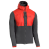 bluza hybrydowa męska Atomic Redster Tech Fleece- AAFW2210005- anthracite/ red