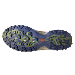 buty biegowe męskie La Sportiva BUSHIDO III- cypress/mountain red - ZFRS083E47R24