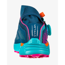 buty biegowe damskie La Sportiva Cyklon- storm blue/cherry tomato- 46X639322