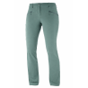 spodnie damskie SALOMON WAYFARER STRAIGHT W- balsam green