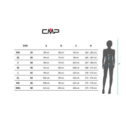 Legginsy damskie CMP 31T2486 / 58UH