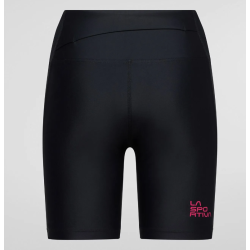 legginsy damskie La Sportiva Aerial Shorts W - black/ azalea