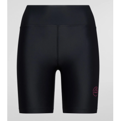 legginsy damskie La Sportiva Aerial Shorts W - black/ azalea