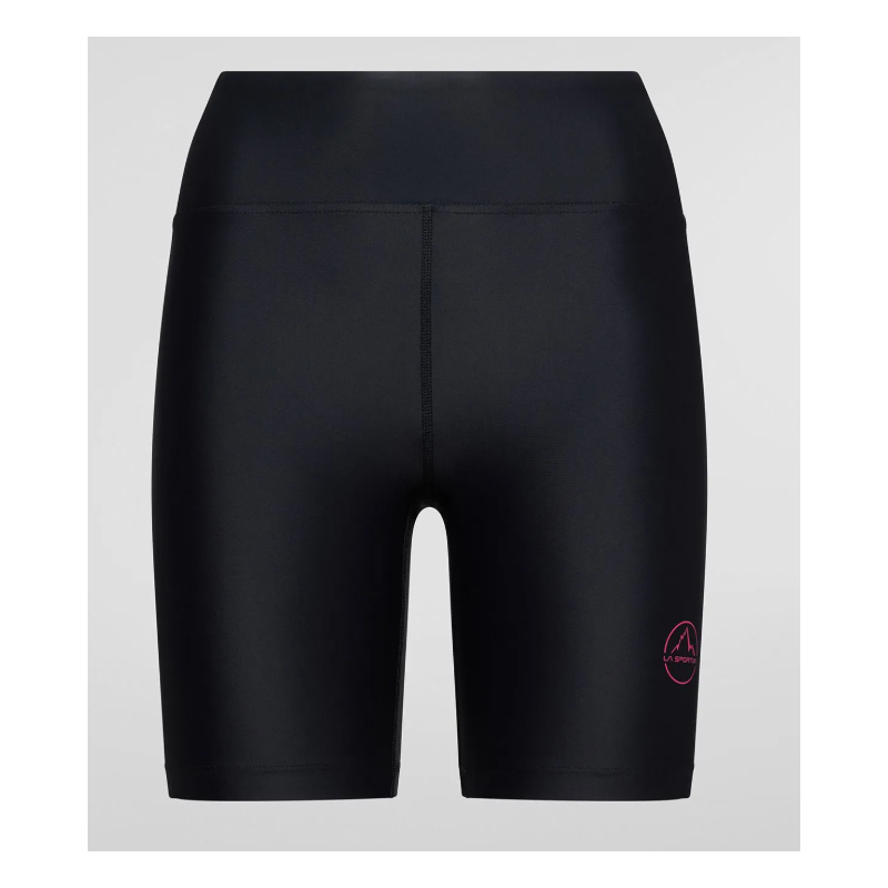 legginsy damskie La Sportiva Aerial Shorts W - black/ azalea