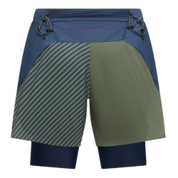 spodenki biegowe damskie La Sportiva Flow 5" short W- night sky/ cypress