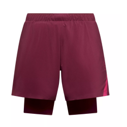 spodenki biegowe damskie La Sportiva Flow 5" short W- redwood/ azalea