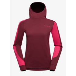 bluza damska La Sportiva Cloud Shadow Sun Hoody W- redwood/ azalea