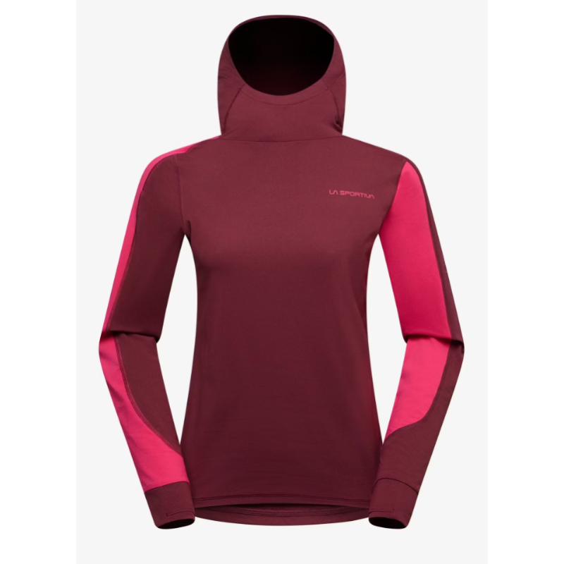 bluza damska La Sportiva Cloud Shadow Sun Hoody W- redwood/ azalea