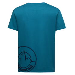 koszulka męska La Sportiva Eighties Logo T shirt M- lake/ night sky