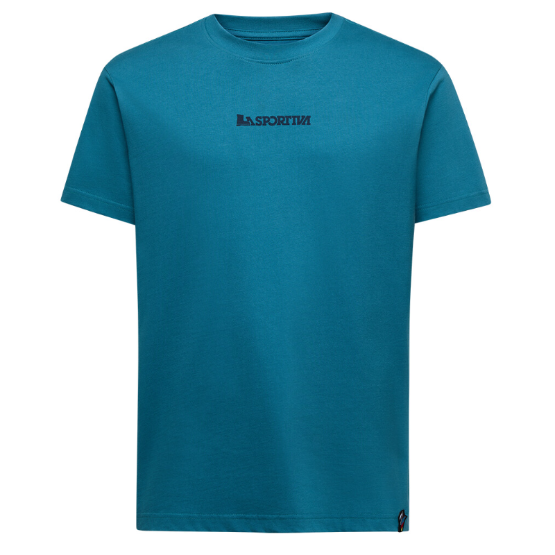 koszulka męska La Sportiva Eighties Logo T shirt M- lake/ night sky